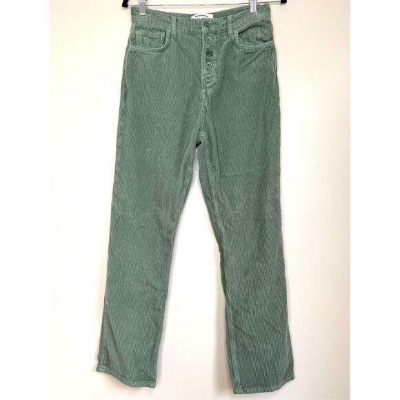 Reformation Green Straight Leg Pants - Picture 2 of 4